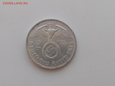 ГЕРМАНИЯ(РЕЙХ),2 рейхсмарки 1938А(Гинденбург)до 13.08.2018 - IMG_20180810_172106
