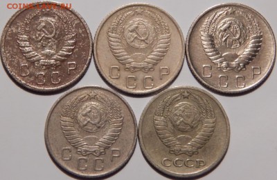 10 копеек 1939-1961 гг., СССР, 5 штук,до 22:00 14.08.2018 г. - 10-1939-1961-6.JPG