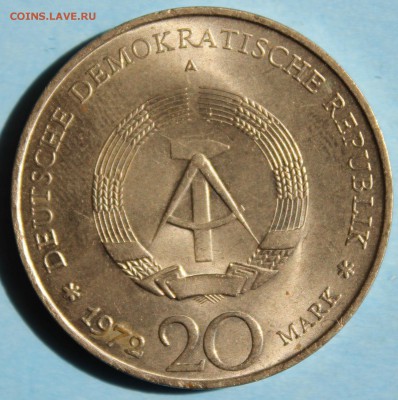 С РУБ. ГДР 20 марк 1972г. ВИЛЬГЕЛЬМ ПИК  до 18.08 в 22-00 - IMG_3633.JPG