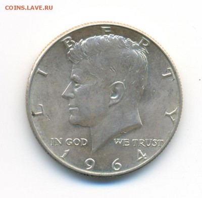 2 доллара 1964D. XF+. до 16.08 22:00 - 12