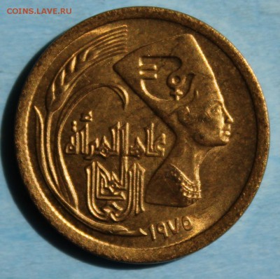 С РУБ.  ЕГИПЕТ 5 MILLIEMES 1975г. НЕФЕРТИ  до 19.08 в 22-00 - IMG_3584.JPG