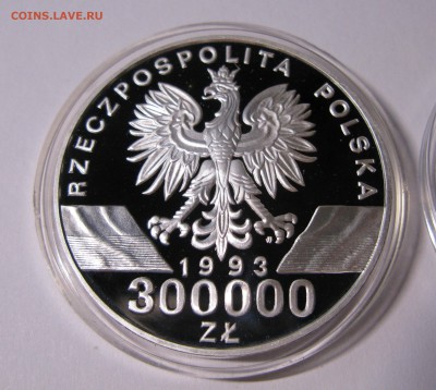 300000 злотых 1993 Польша Ласточки Hirundinidae 22.00 20.08 - IMG_0807.JPG