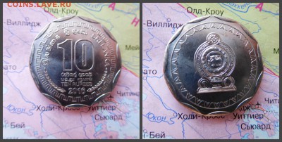 Шри-Ланка 10 рупий, 2016 - 2