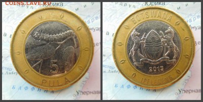 Ботсвана 5 пул, 2013г - 3