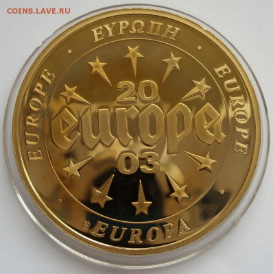 Жетон Europa 2003 Portugal. Старт 150 рублей. - Жетон Europa 2003 Portugal - 1