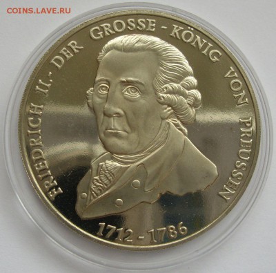 Жетон Фридрих II Пруссия 1712-1786 №1. Старт 300 рублей. - Жетон Фридрих II Пруссия 1712-1786 - 1-2