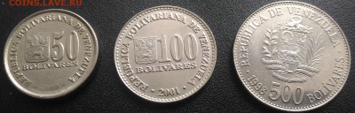 Венесуэла 50 100 500 боливаров - Венесуэлла 50 100 500 боливаров 1998-2001 аверс