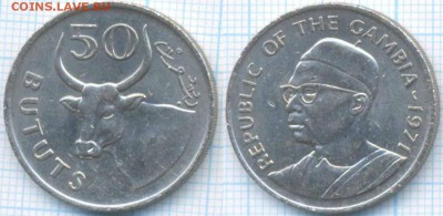 Гамбия 50 бутутов 1971 г. , до 21.08.2018 г. 22.00 по Москве - Гамбия 50 бутутов 1971  3225