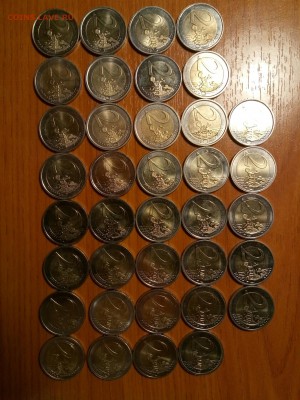 2-х евровые памятные монеты 2006-2016. По фиксу 200 рублей - P80817-002329