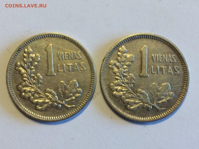 1 лит Литва 1925 ( 2шт) до 21.08 - image