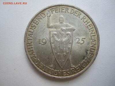 Германия, 5 марок 1925(Рейн) с 9000 ₽ до 19.08.18 22.00 МСК - IMG_8287.JPG