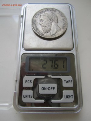 Баден, 5 марок 1875 с 5000 ₽ до 19.08.18 22.00 МСК - IMG_8409.JPG