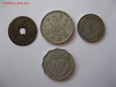 Вьетнам(1820-х гг.) и 2 монеты Манчжурии на оценку - определение