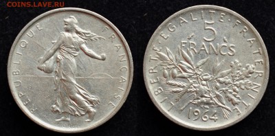 5 франков 1964г. Франция №1 - DSC_1099.JPG