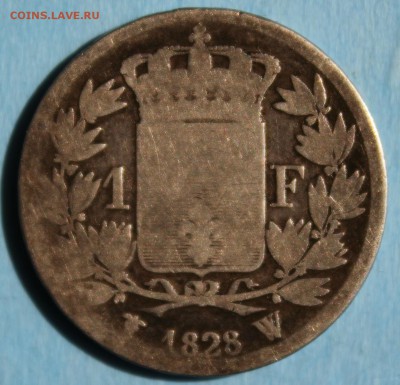 С РУБ.ФРАНЦИЯ 1 франк 1828г.КАРЛ-X до 25.08 в 22-00 - IMG_3755.JPG