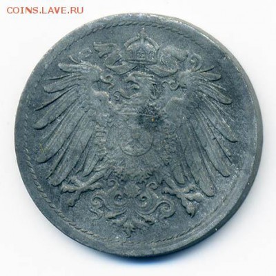 Германия 10 пфеннигов 1921 - Германия_1921-10пф-Zn_А