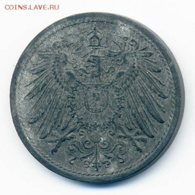 Германия 10 пфеннигов 1919 - Германия_1919-10пф-Zn_А