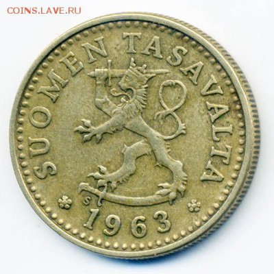 Финляндия 10 пенни 1963 - Финляндия_10пенни-1963_А