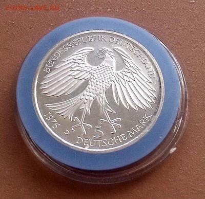 ФРГ 5 марок 1976 г. Гриммельсгаузен - ФРГ_1976-5марок_Греммельсгаузен_А