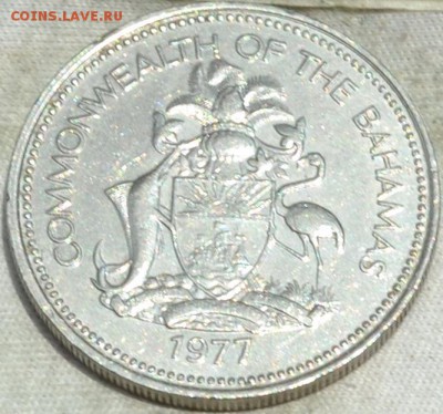 Багамские острова 25 центов 1977. 23. 08. 2018. в 22 - 00. - DSC_0848