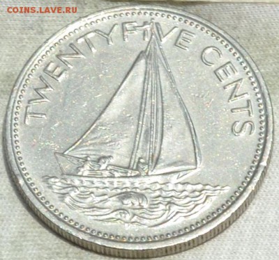 Багамские острова 25 центов 1977. 23. 08. 2018. в 22 - 00. - DSC_0849