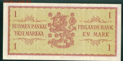ФИНЛЯНДИЯ 1 марка 1963г. до 23.08.18г 22.30 МСК - Image2