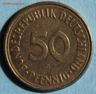 С РУБ. ГЕРМАНИЯ 50 пфеннигов 1950г."G" до 27.08 в 22-00 - IMG_3791.JPG