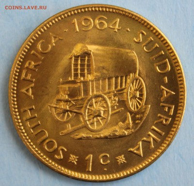 С РУБ. ЮЖНАЯ АФРИКА 1с 1964г. ПОВОЗКА. UNC до 27.08 в 22-00 - IMG_3227.JPG