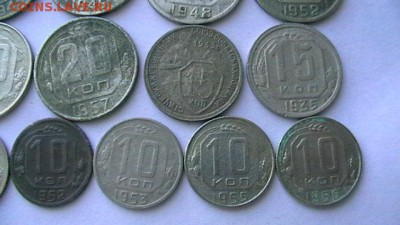 10,15,20 коп. никель-26 шт. разные.до1957г.до 25,08,18 - IMGA0954.JPG