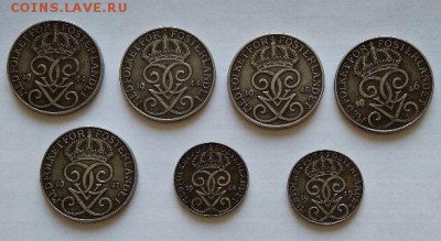 Монеты старой Европы, Бельгия, Испания, Швеция по ФИКС. До - Швеция.