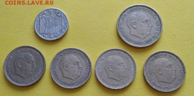 Монеты старой Европы, Бельгия, Испания, Швеция по ФИКС. До - Испания. 1