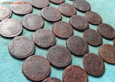 Погодовка пятаков Екатерины 2 1763-1787, 25 монет, цена фикс - pog8-25-1-1