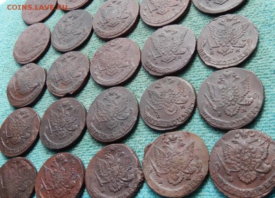 Погодовка пятаков Екатерины 2 1763-1787, 25 монет, цена фикс - pog8-25-2-1