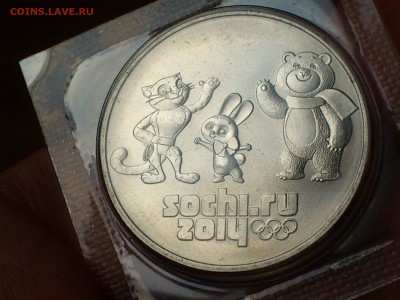 25 рублей СОЧИ "Талисманы" (7 разновидностей) - DSC_0003.JPG
