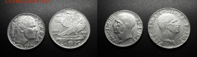 МОНЕТЫ МИРА 08-18 - Италия - набор 20 + 50 чентезимо (1940) №5-3