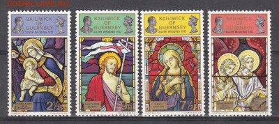 GUERNSEY  1972 витражи 4м - 121