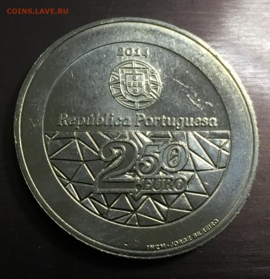 2,5 евро 2014 Португалия Здравоохранение до 29.08.2018 - IMG_1409-23-08-18-12-34.JPG