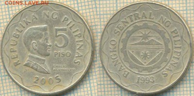 Филиппины 5 писо 2005 г., до 29.08.2018 г. 22.00 по Москве - Филиппины 5 писо 2005  1547