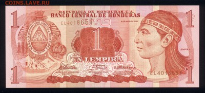 Гондурас 1 лемпира 2010 unc 30.08.18. 22:00 мск - 2