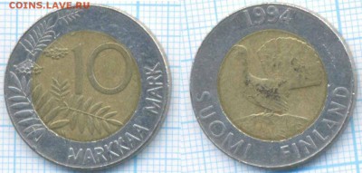 Финляндия 10 марок 1994 г. , до 29.08.2018 г. 22.00 по Москв - Финляндия 10 марок 1994  3364