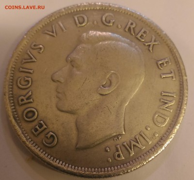 Иностранное фуфло для нумизматов, подделки, копии. - Канада 1 доллар 1945 каноэ аверс