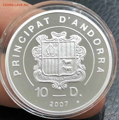 Андора серебро 10 динеров 2007 года Экстрим - IMG_9792.JPG