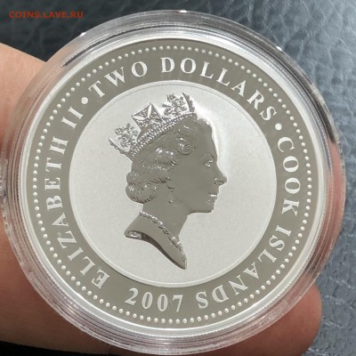 О-ва Кука 2 доллара 2007 Мотоцикл BSA Sloper - IMG_9796.JPG