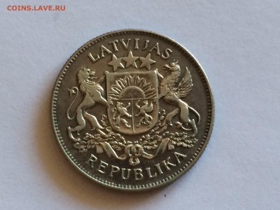 5 лат 1931 2 лат 1925 1 лат 1924 Латвия Серебро до 29.08 - image