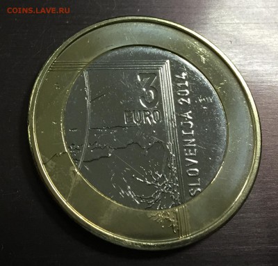 3 евро 2014 Словения Янез Пухар с 200 руб до 30.08.2018 - IMG_1482-25-08-18-12-30.JPG