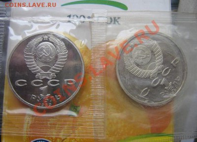 1 р Мусоргский+ 1 руб Навои 91 г пруф,запайка до 10.5 в 20-0 - IMG_5529