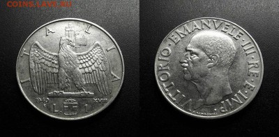 МОНЕТЫ МИРА 08-18 - Италия – 1 лира (1940) №3-2