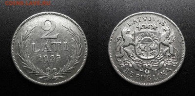 МОНЕТЫ МИРА 08-18 - Латвия – 2 лата (1925) (Ag) №1