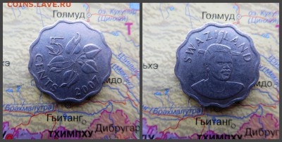 Свазиленд 5 центов, 2007 - 16