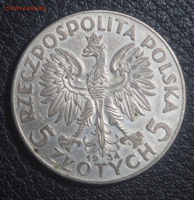 Польша 5 злотых 1934 Ядвига до 30.08.2018 в 22.00 - P3172204.JPG